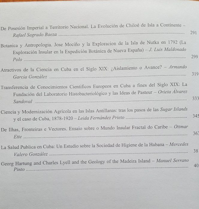 As Ilhas e a Ciência - História da Ciência e das Técnicas