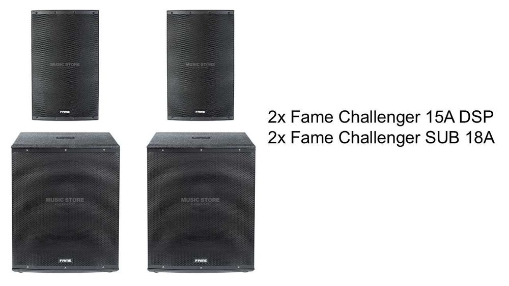 Conjunto PA - Fame Challenger - 2 Tops 15 + 2 Subs 18