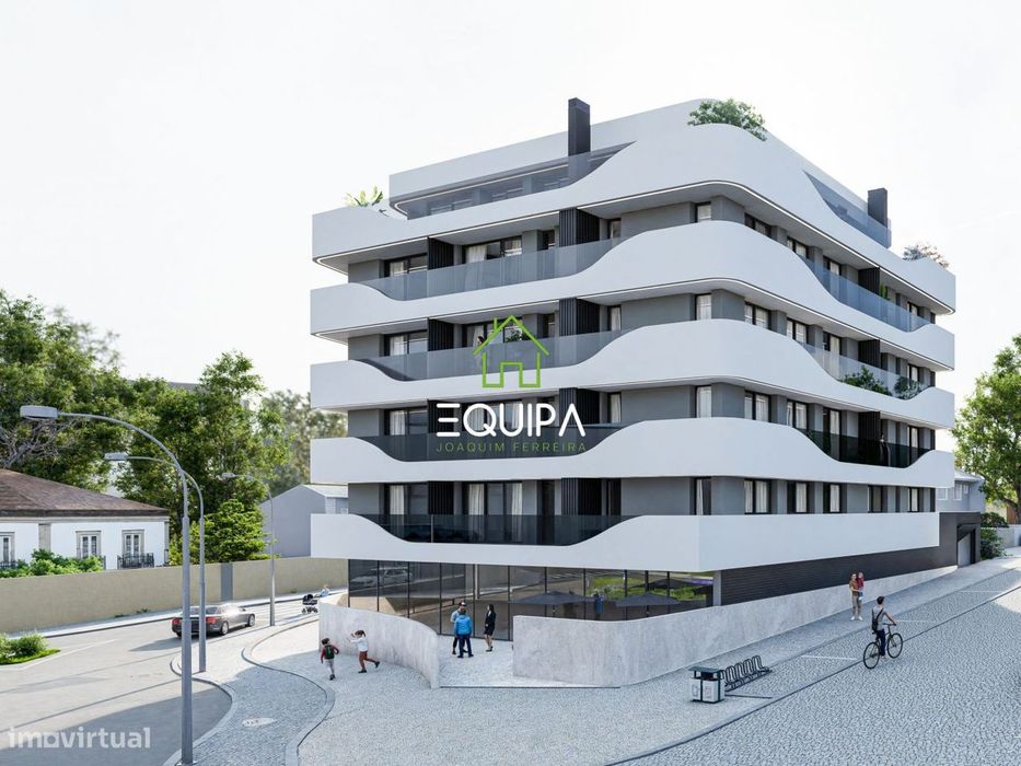 Apartamentos novos, Tipologia T-1, no centro da cidade da Trofa,  a pa
