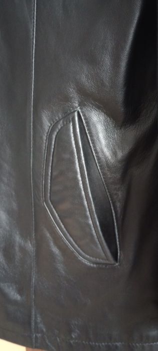 Kurtka skórzana czarna żakiet skóra ze skóry marynarka