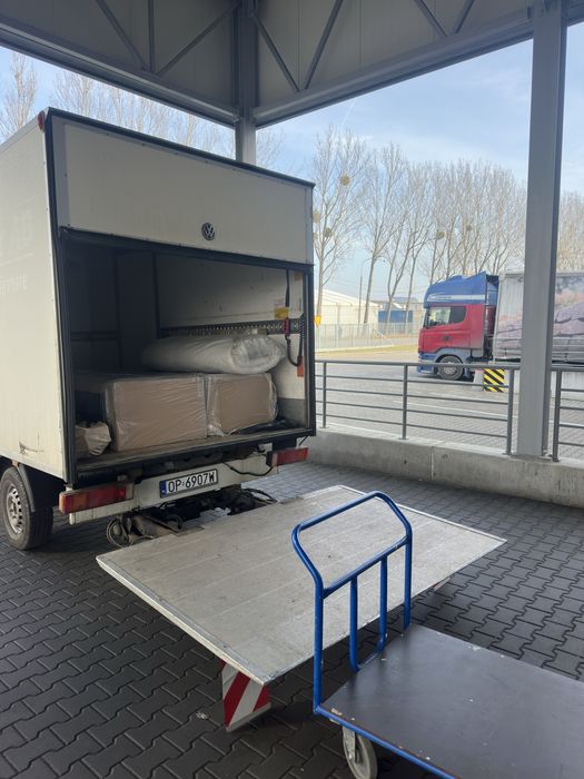 TRANSPORT PRZEPROWADZKI bus kontener winda 8 palet