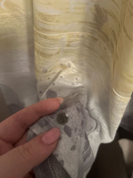 Żółto-szara bluzka