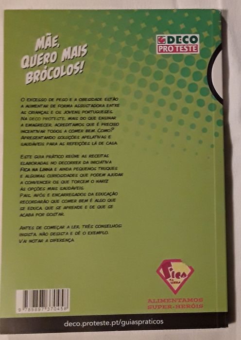 Livro: Mãe, quero mais brócolos! (DECO PROTESTE)