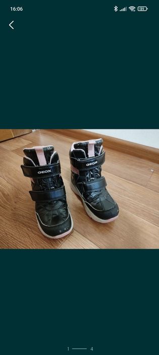 Ботинки зимние Geox 25 стелька 16,4.