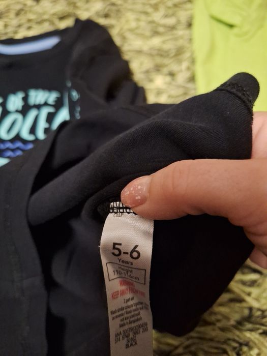 Koszulki z krótkim rękawem dla chłopca rozmiar 116