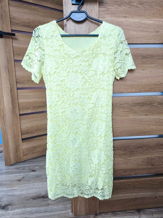 Sukienka żółta r.36