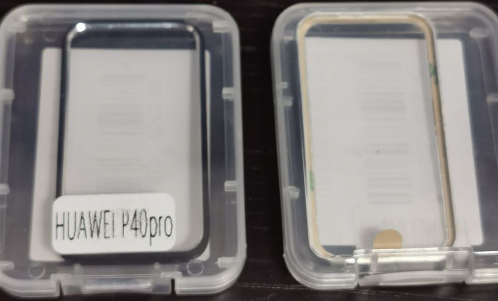 Huawei P40 Pro e P40 -  Anel de proteção da câmara e Películas