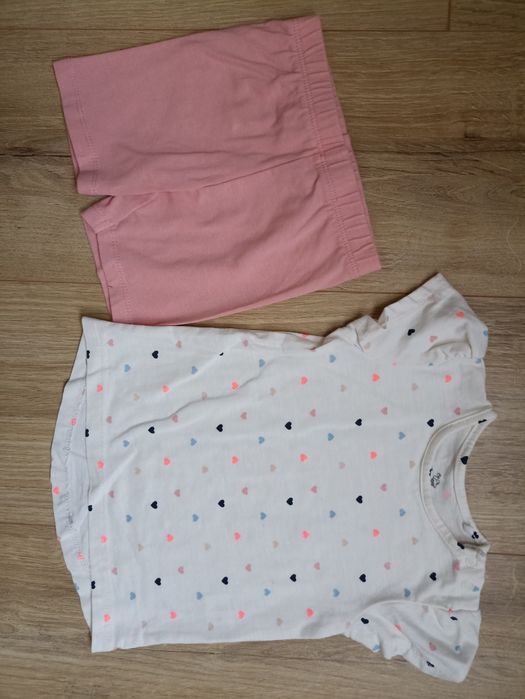 Komplet bluzka i spodenki r.68 nowe