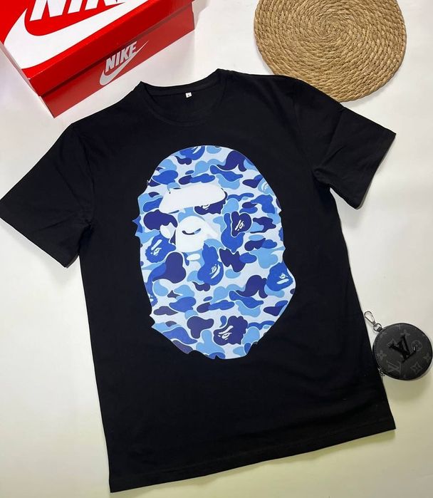 Футболка BAPE ABC/ чорна /Bape/Бейп /футболка унісекс/дешево/ABC