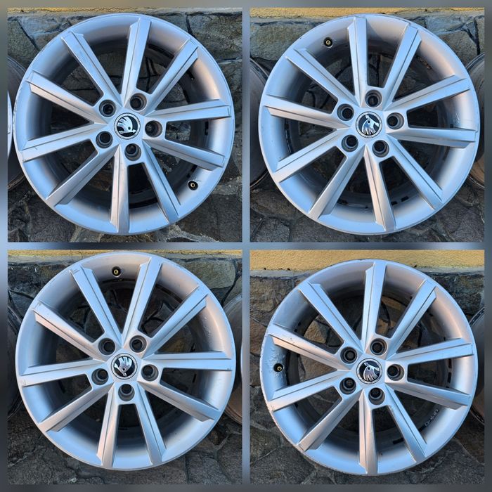 Диски Колеса Колёса Skoda Octavia A7 VW Touran Caddy Golf R17 5×112 ET 49 Seat Leon
