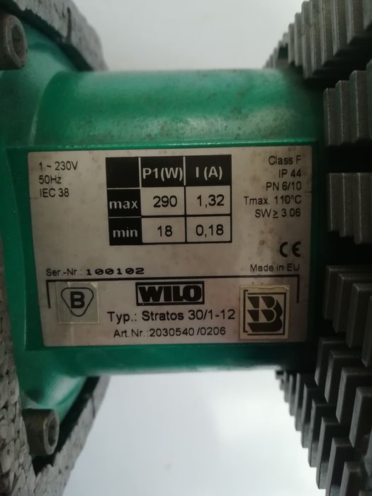 Pompa obiegowa Wilo Stratos 30 1/12