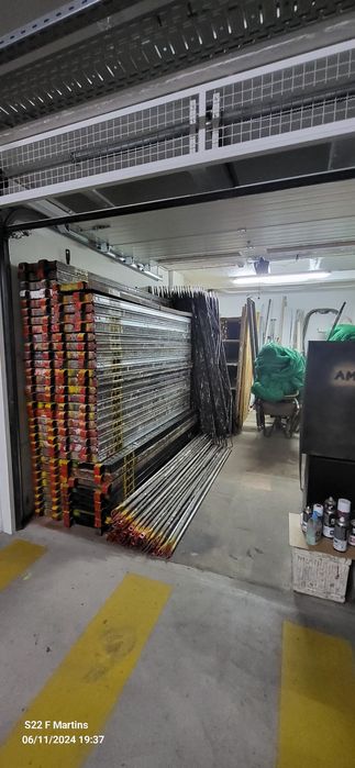 Andaimes certificados e  tradicional,  Aluguer de andaime,  betoneiras