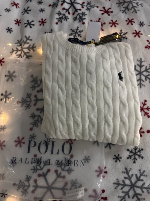 Nowy piękny sweter ralph Lauren! 100% bawełna