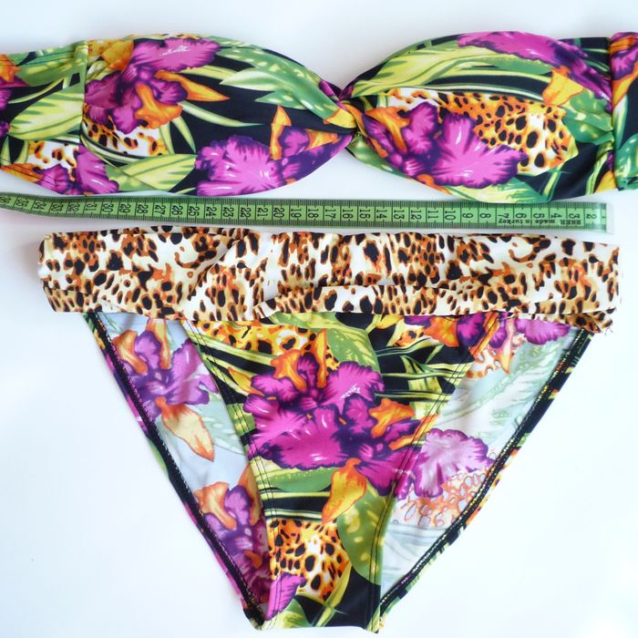Victoria secret s  xs бандо тропічний леапардовий принт