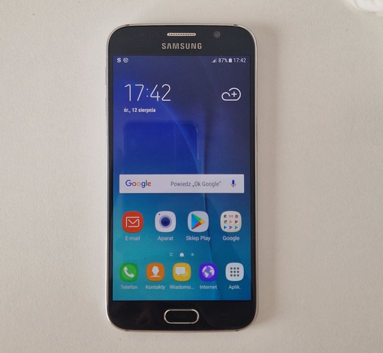 Telefon Samsung S6 Granatowy