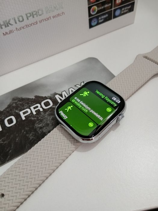 Smartwatch Srebrny HK10 Pro Max
