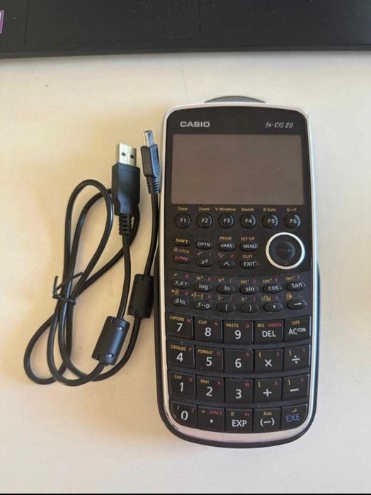 Calculadora gráfica Casio fx-CG20 + capa + cabos