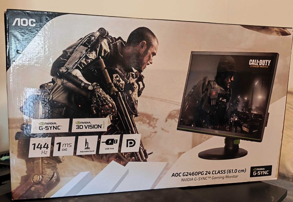 Monitor Gaming AOC G2460PG 24" | 144Hz | 1ms | G-Sync Hardware
