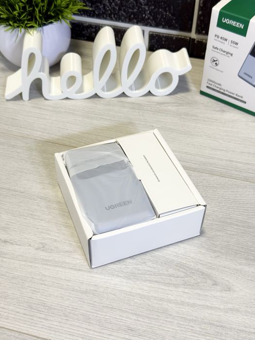UGREEN PB727 павербанк 10000 mAh 55W швидка зарядка