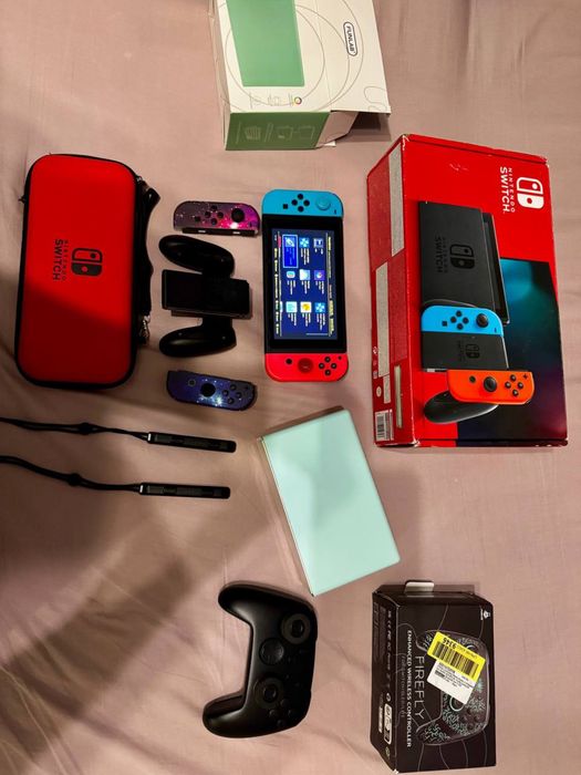 Nintendo Switch 256gb  стан нова 10/10 Kefir  full комплект