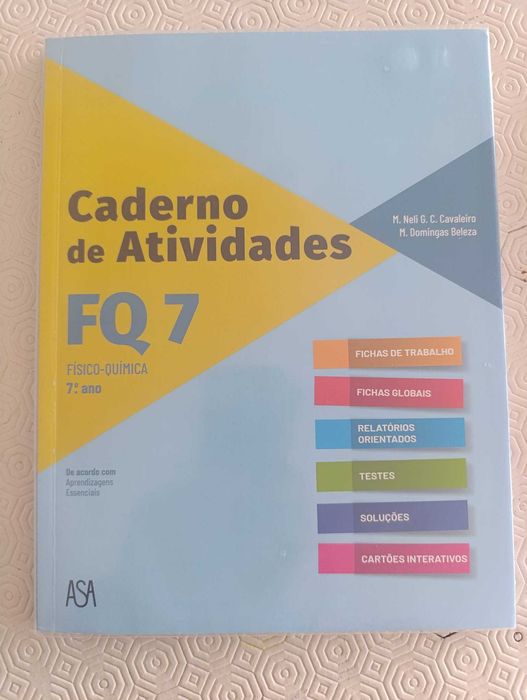 Cadernos de  fichas - manuais 7º ano
