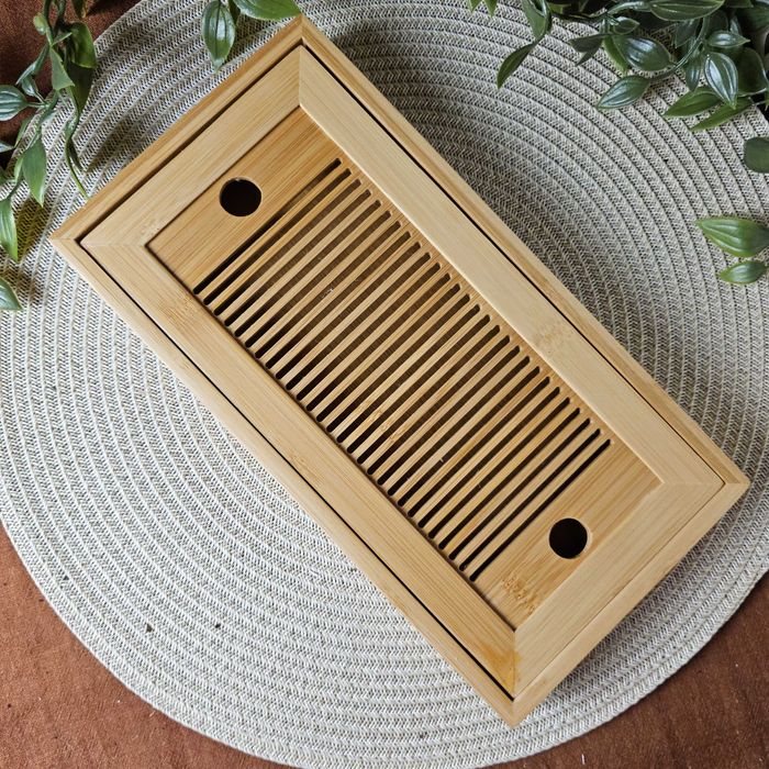 Бамбуковая чабань 14х27см • чайный столик • для чайной церемонии