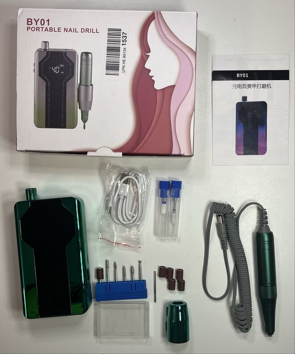 Profesjonalna frezarka do paznokci Delanie 40000 RPM LCD