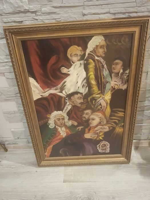 Obraz olejny duży