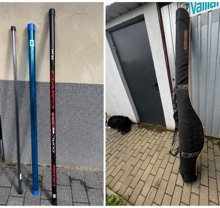 Sprzęt wędkarski Preston pokrowiec torba tyczka rolki do tyczki