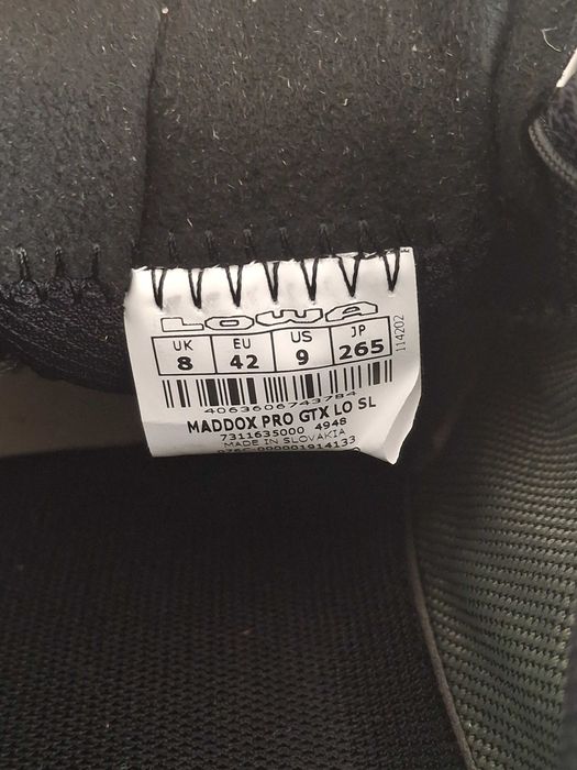 Кросівки Lowa Maddox Pro GTX LO SL Нові 42р.