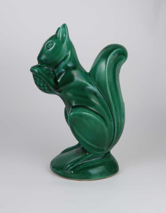 Figura Mealheiro Art Deco - Esquilo com bolota - 50s/60s