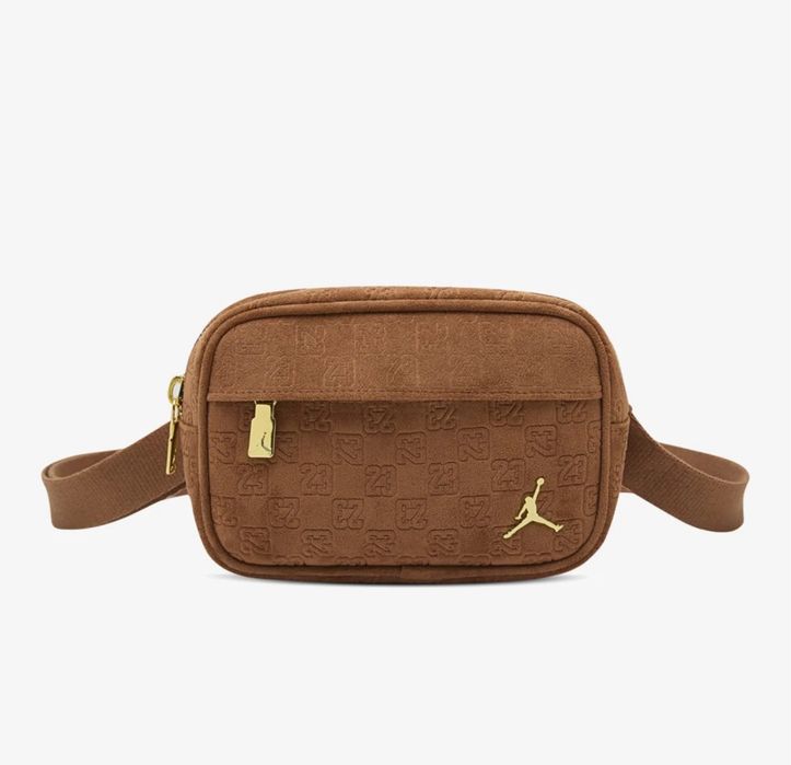 Сумка Nike Air Jordan Jam Suede Monogram Camera Bag 1.5L