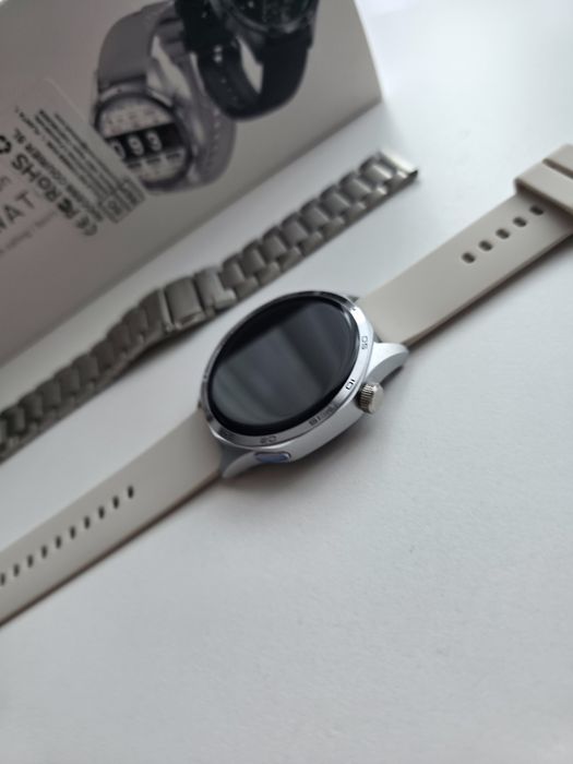 Smartwatch meski srebrny GT5 nowy