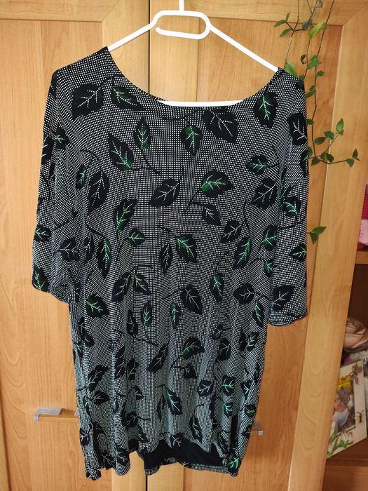 Bluzka w listki Bingo XXL
