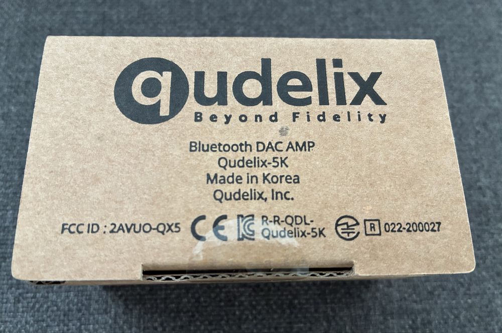 Qudelix-5K Bluetooth DAC AMP Dual ES9219 SABRE Hi-Fi DAC LDAC, aptX Adaptive, aptX HD, AAC