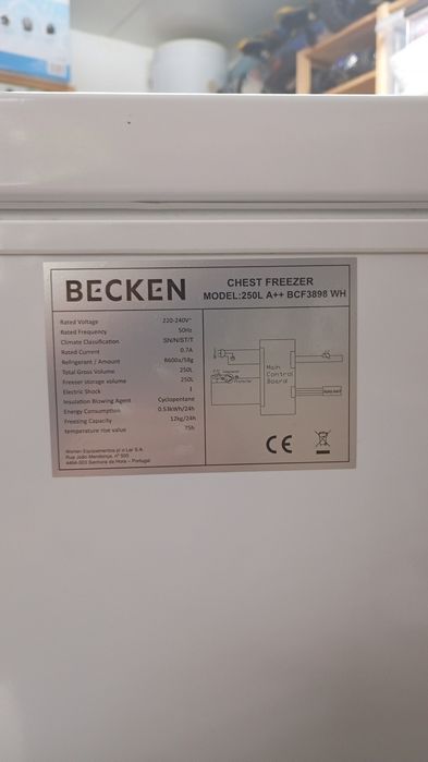 Arca frigorífica Becken
