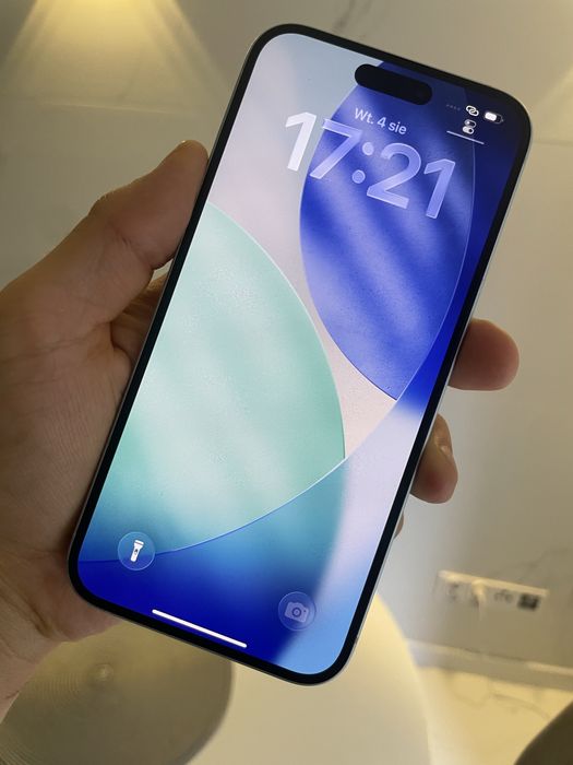 iPhone 15 Plus - 128gb - błękitny - 86% kondycji bat. - etui gratis