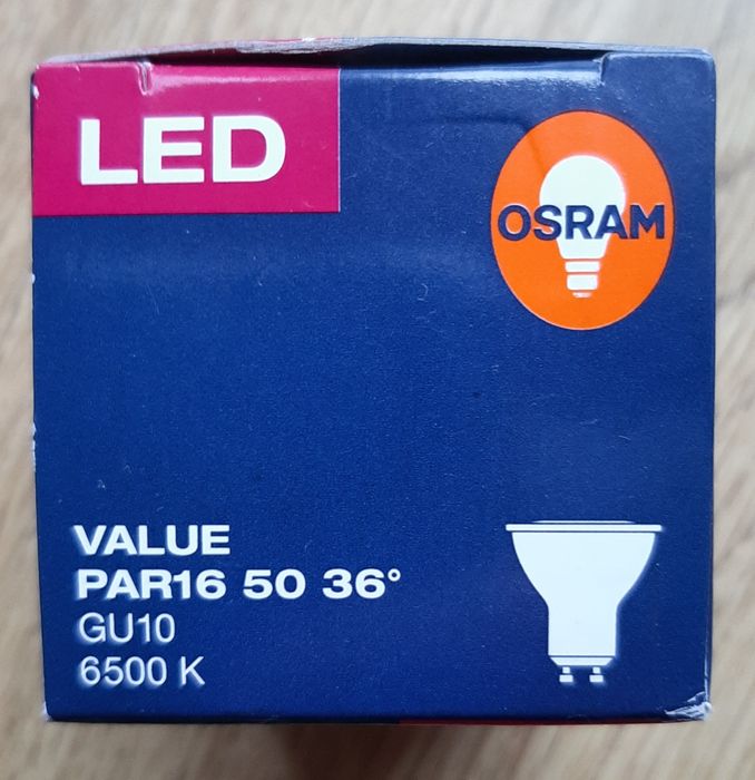 Żarówki Osram LED GU10 6500k 4,8W