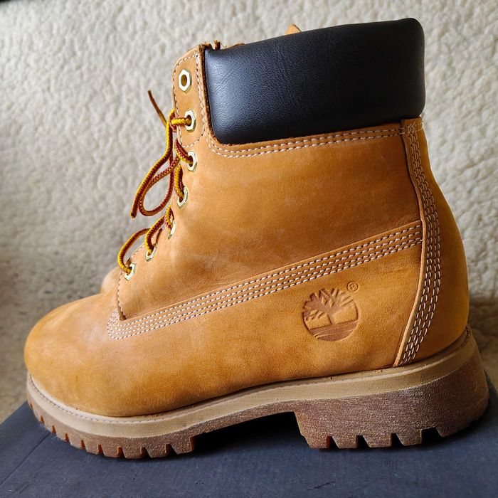 Super skórzane buty Timberland Premium 6 INCH 400 primaloft wkł.27,5cm