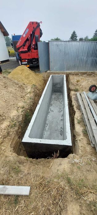 Kanał Samochodowy Betonowy 4m oraz 6m Kanały Samochodowe Ścianki 12cm
