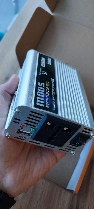 Інвертор перетворювач 12в - 220в. 500W в наявності