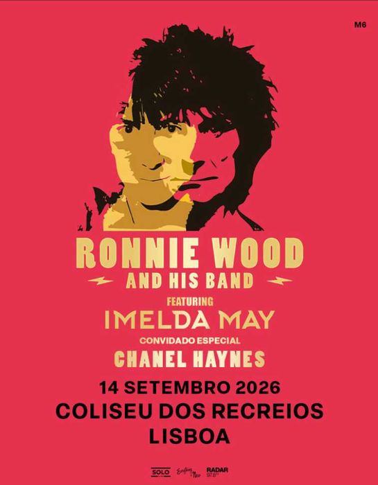 Ronnie Wood - 2 bilhetes Coliseu 14/09 (Plateia Fila R)