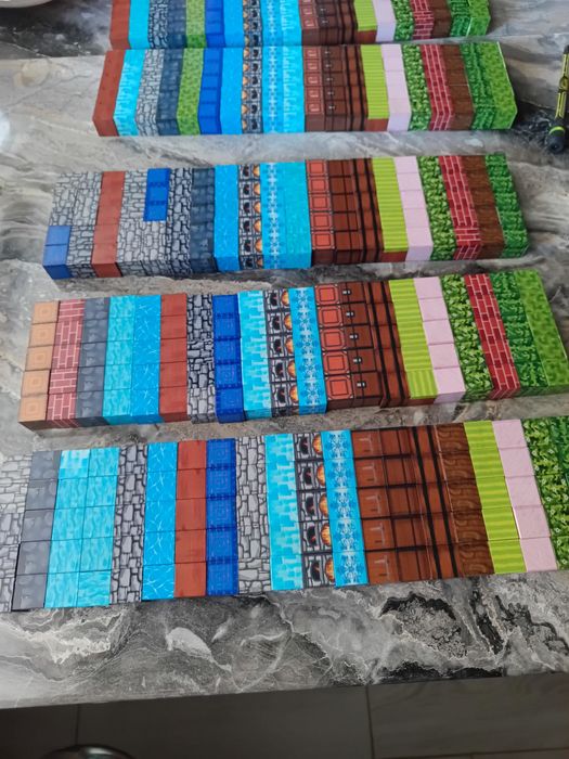 Майнкрафт магнітні кубики 100шт