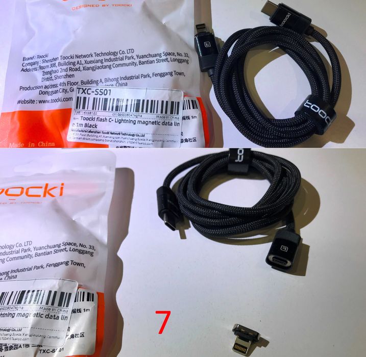 Якісні кабелі для зарядки і передачі даних, Baseus, Toocki.