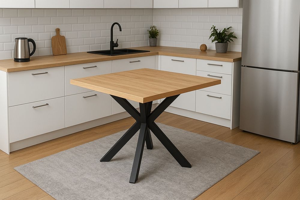 Stół, stolik do jadalni, industrialny