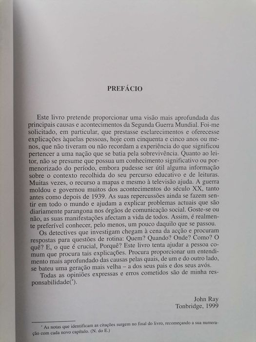 Portes Grátis - História Narrativa da Segunda Guerra Mundial
