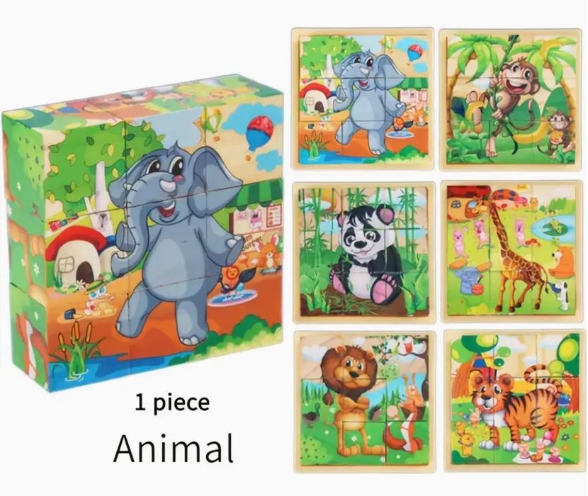 Jogo Cubos (6 Puzzles)