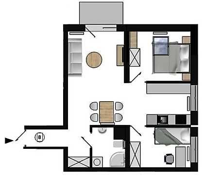 Mieszkanie do wynajęcia - 57 m2