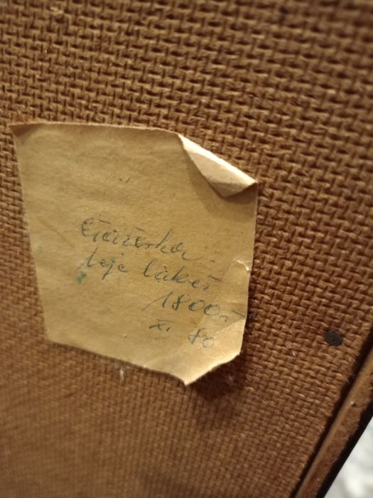 Drewniana etażerka PRL