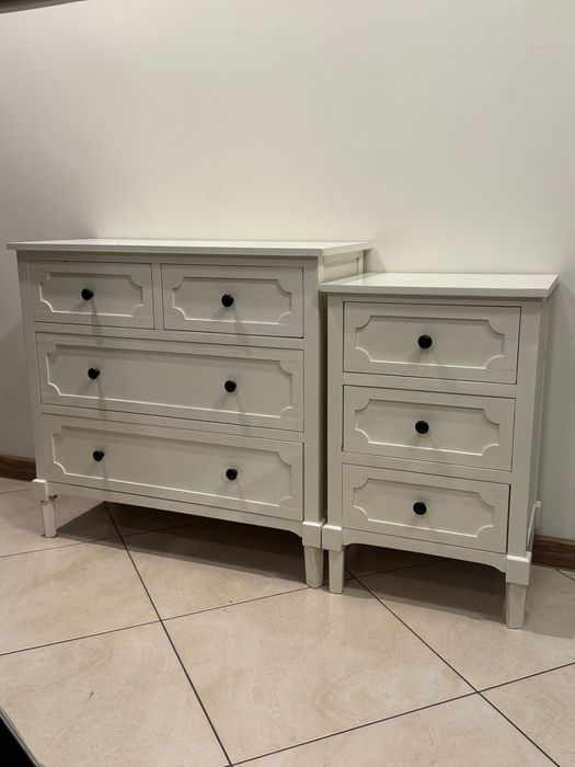 Zestaw komoda i szafka nocna